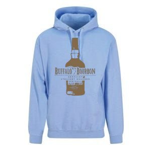 Buffalo Bourbon Whiskey Bottle Large Logo Unisex Surf Hoodie