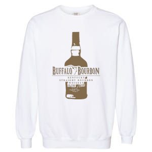 Buffalo Bourbon Whiskey Bottle Large Logo Garment-Dyed Sweatshirt