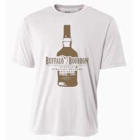 Buffalo Bourbon Whiskey Bottle Large Logo Cooling Performance Crew T-Shirt