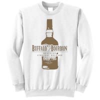 Buffalo Bourbon Whiskey Bottle Large Logo Sweatshirt