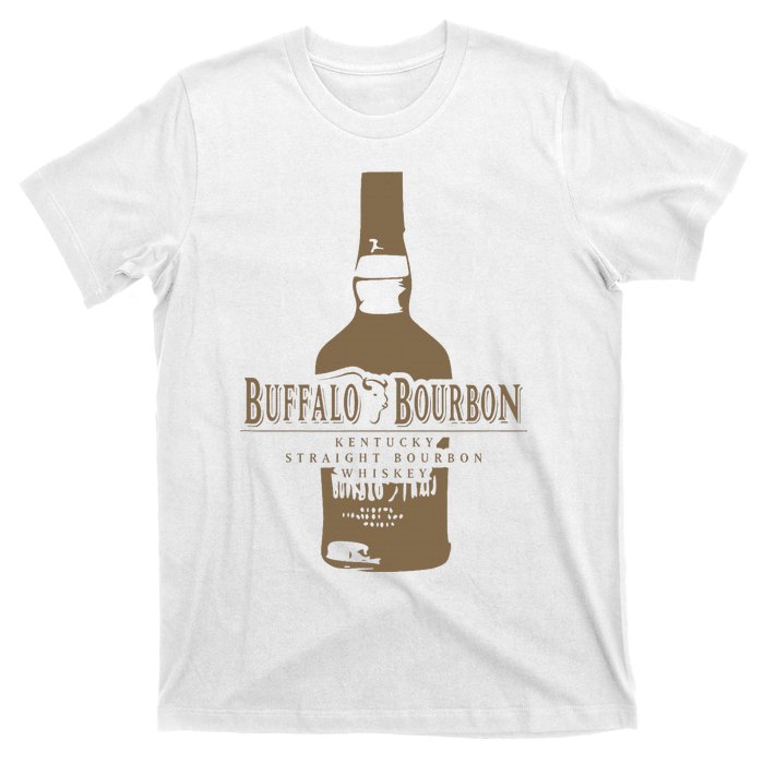 Buffalo Bourbon Whiskey Bottle Large Logo T-Shirt