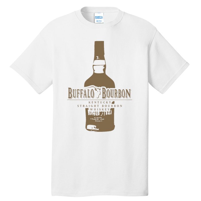 Buffalo Bourbon Whiskey Bottle Large Logo Tall T-Shirt