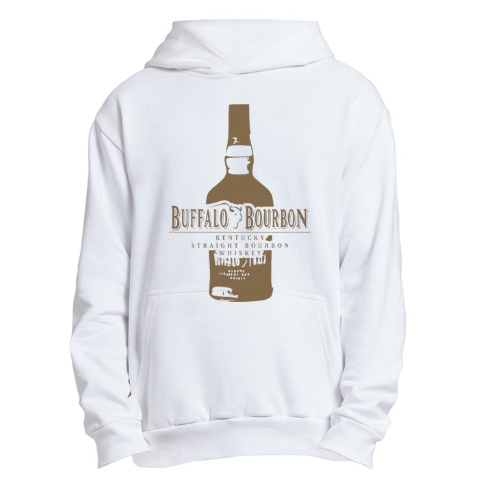 Buffalo Bourbon Whiskey Bottle Large Logo Urban Pullover Hoodie