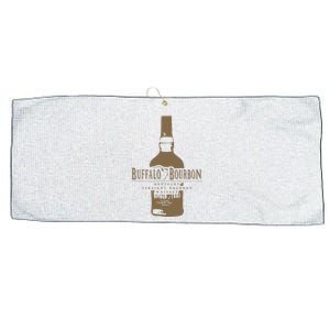 Buffalo Bourbon Whiskey Bottle Large Logo Large Microfiber Waffle Golf Towel