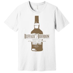 Buffalo Bourbon Whiskey Bottle Large Logo Premium T-Shirt