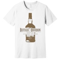 Buffalo Bourbon Whiskey Bottle Large Logo Premium T-Shirt