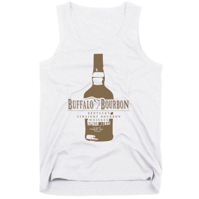 Buffalo Bourbon Whiskey Bottle Large Logo Tank Top