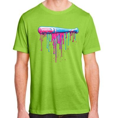 Baseball Bat With Sprinkles Drip Gift Adult ChromaSoft Performance T-Shirt