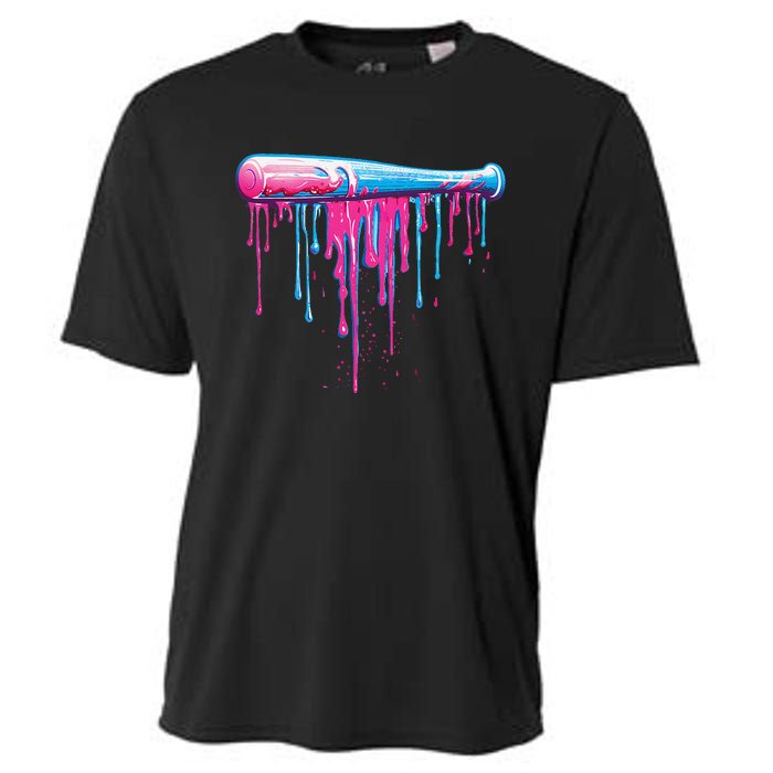 Baseball Bat With Sprinkles Drip Gift Cooling Performance Crew T-Shirt