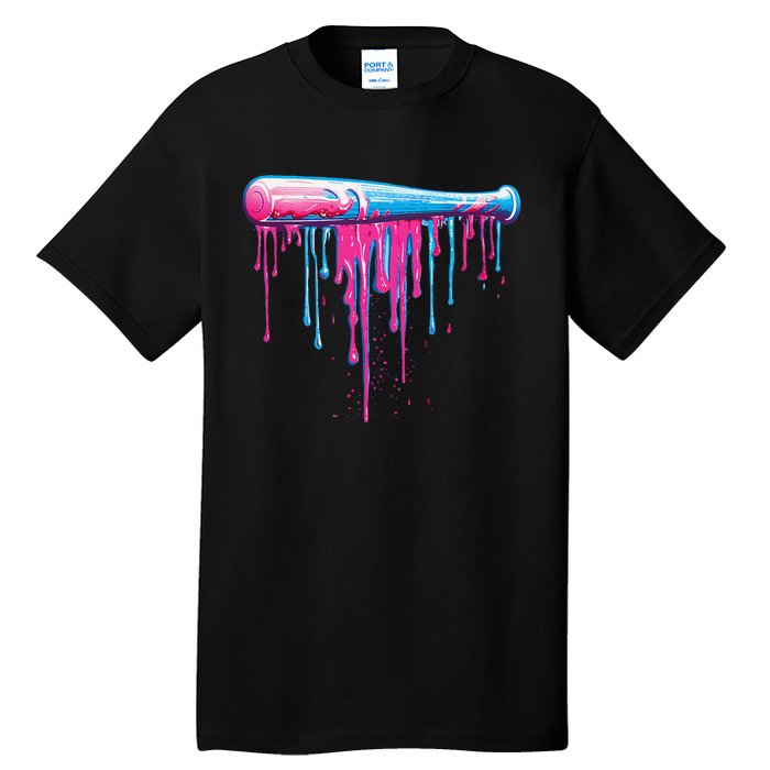 Baseball Bat With Sprinkles Drip Gift Tall T-Shirt