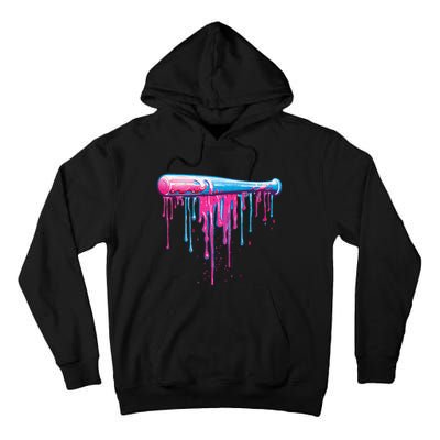 Baseball Bat With Sprinkles Drip Gift Tall Hoodie