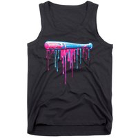 Baseball Bat With Sprinkles Drip Gift Tank Top