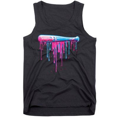 Baseball Bat With Sprinkles Drip Gift Tank Top