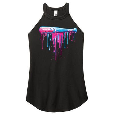 Baseball Bat With Sprinkles Drip Gift Women’s Perfect Tri Rocker Tank