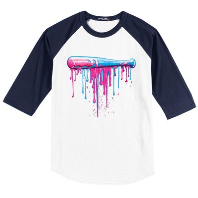 Baseball Bat With Sprinkles Drip Gift Baseball Sleeve Shirt