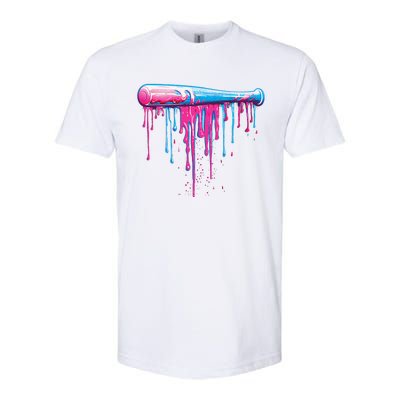 Baseball Bat With Sprinkles Drip Gift Softstyle CVC T-Shirt