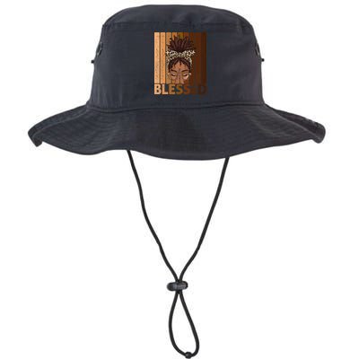 Blessed Black Woman Praying African American Christian  Bucket Hat