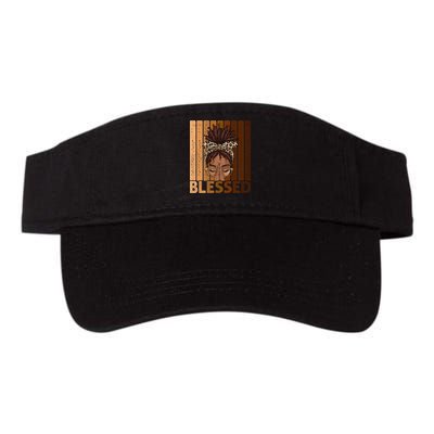Blessed Black Woman Praying African American Christian  Visor