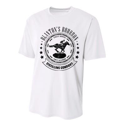 Blantons Bourbon Whiskey Distilling Company Performance Sprint T-Shirt