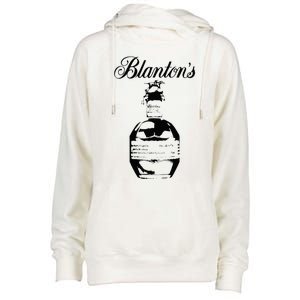 Blantons Bourbon Whiskey Kentucky Distillery Trail Womens Funnel Neck Pullover Hood