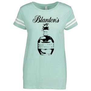 Blantons Bourbon Whiskey Kentucky Distillery Trail Enza Ladies Jersey Football T-Shirt