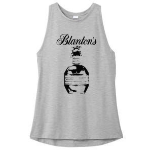 Blantons Bourbon Whiskey Kentucky Distillery Trail Ladies PosiCharge Tri-Blend Wicking Tank