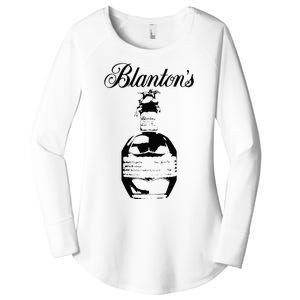 Blantons Bourbon Whiskey Kentucky Distillery Trail Women's Perfect Tri Tunic Long Sleeve Shirt