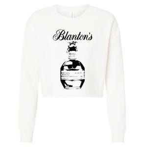 Blantons Bourbon Whiskey Kentucky Distillery Trail Cropped Pullover Crew