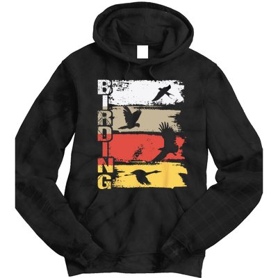 Birding Bird Watching Birder Bird Watcher Bird Lover Tie Dye Hoodie