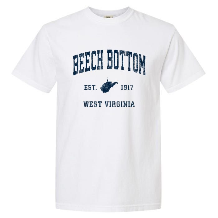 Beech Bottom West Virginia Wv Vintage Athletic Sports Garment-Dyed Heavyweight T-Shirt