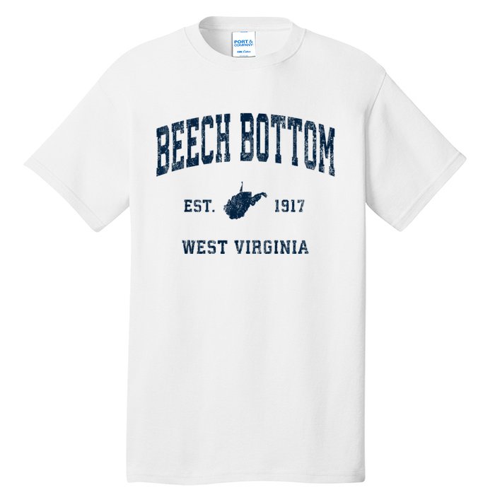 Beech Bottom West Virginia Wv Vintage Athletic Sports Tall T-Shirt