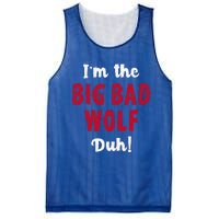 Big Bad Wolf Costume Halloween Duh! Funny Mesh Reversible Basketball Jersey Tank