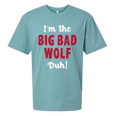 Big Bad Wolf Costume Halloween Duh! Funny Sueded Cloud Jersey T-Shirt