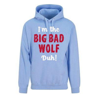 Big Bad Wolf Costume Halloween Duh! Funny Unisex Surf Hoodie