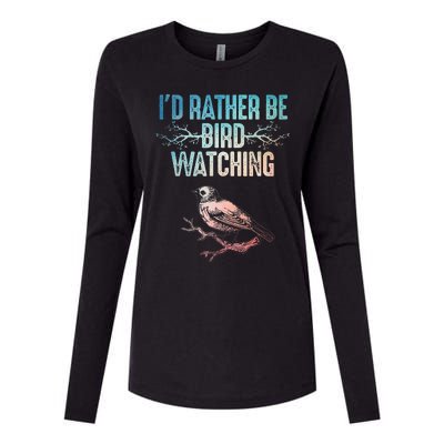 Best Bird Watching For Women Birding Nerd Womens Cotton Relaxed Long Sleeve T-Shirt