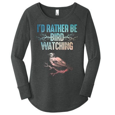 Best Bird Watching For Women Birding Nerd Women's Perfect Tri Tunic Long Sleeve Shirt