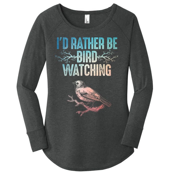 Best Bird Watching For Women Birding Nerd Women's Perfect Tri Tunic Long Sleeve Shirt