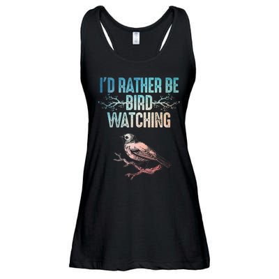 Best Bird Watching For Women Birding Nerd Ladies Essential Flowy Tank