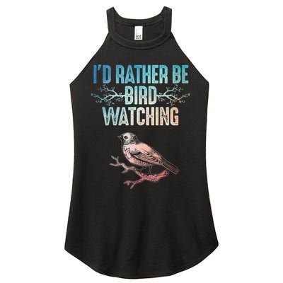 Best Bird Watching For Women Birding Nerd Women’s Perfect Tri Rocker Tank