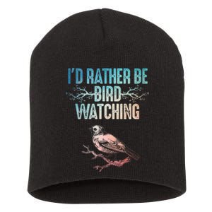 Best Bird Watching For Women Birding Nerd Short Acrylic Beanie