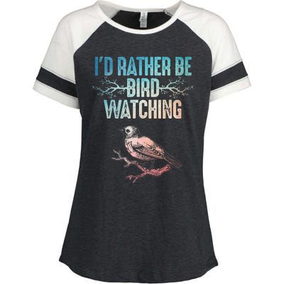 Best Bird Watching For Women Birding Nerd Enza Ladies Jersey Colorblock Tee