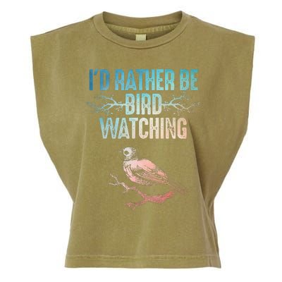 Best Bird Watching For Women Birding Nerd Garment-Dyed Women's Muscle Tee