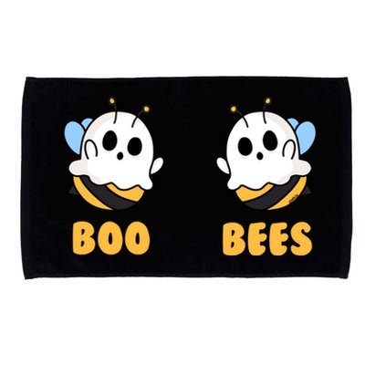 Boo Bees Wo Funny Halloween Matching Ghost Costume Microfiber Hand Towel