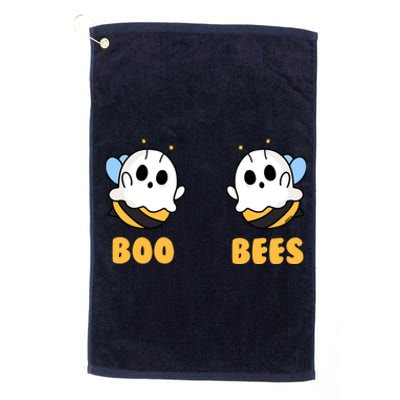 Boo Bees Wo Funny Halloween Matching Ghost Costume Platinum Collection Golf Towel