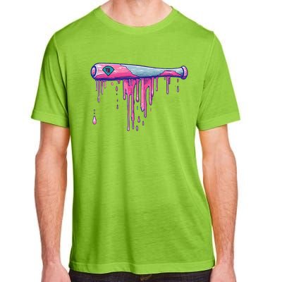 Baseball Bat With Sprinkles Drip Adult ChromaSoft Performance T-Shirt