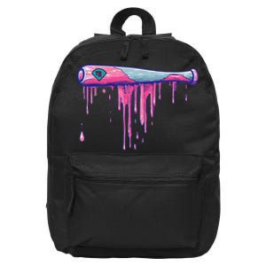 Baseball Bat With Sprinkles Drip 16 in Basic Backpack