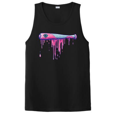 Baseball Bat With Sprinkles Drip PosiCharge Competitor Tank