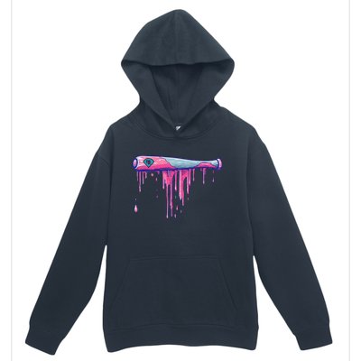 Baseball Bat With Sprinkles Drip Urban Pullover Hoodie