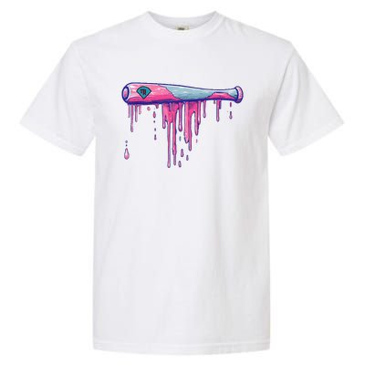 Baseball Bat With Sprinkles Drip Garment-Dyed Heavyweight T-Shirt