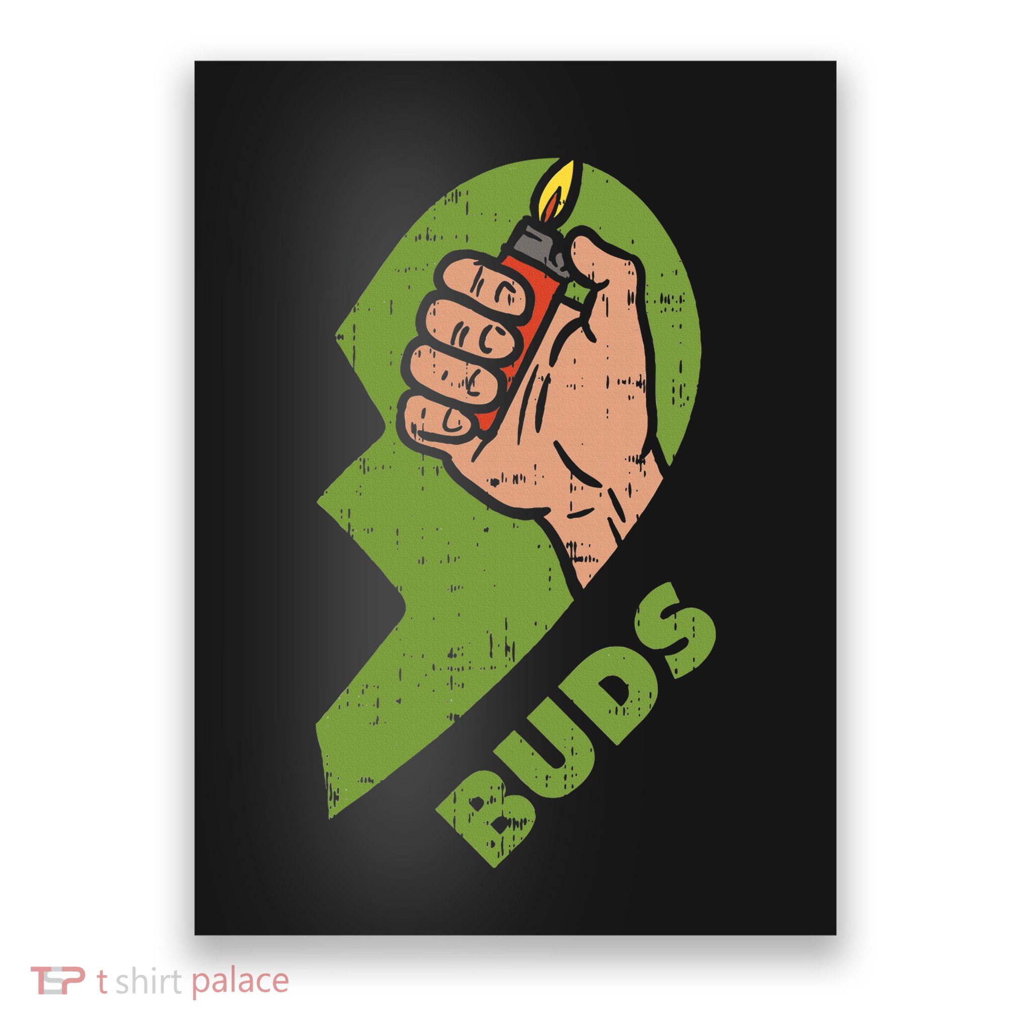 Best Buds Weed Matching Couple Lighter Stoner Friends Poster